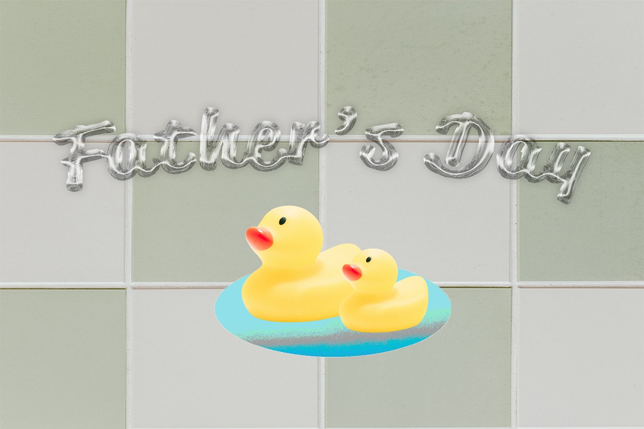 Father's Day Rubber Duck Bath Toy
