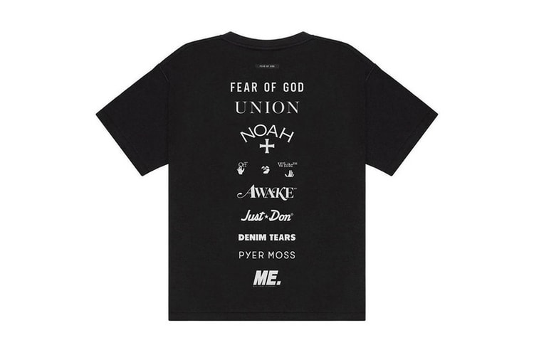 Fear of God Teams up With NOAH, Pyer Moss and More for Charitable T-Shirts