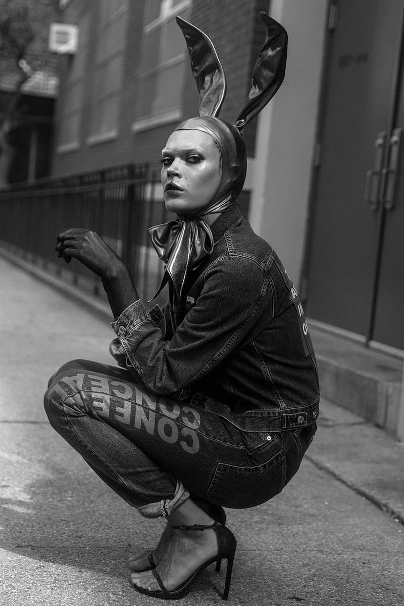 helmut lang willie norris collaboration jackets hoodies jeans repurposed sustainability black lives matter donation