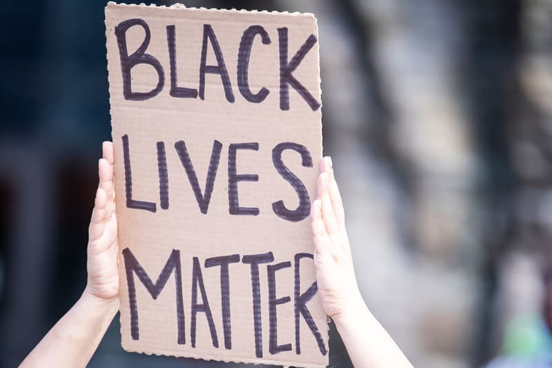 Black Lives Matter Protest Sign New York City