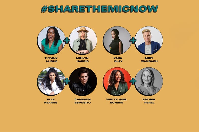 sharethemicnow social media instagram takeover campaign black white women celebrities activists