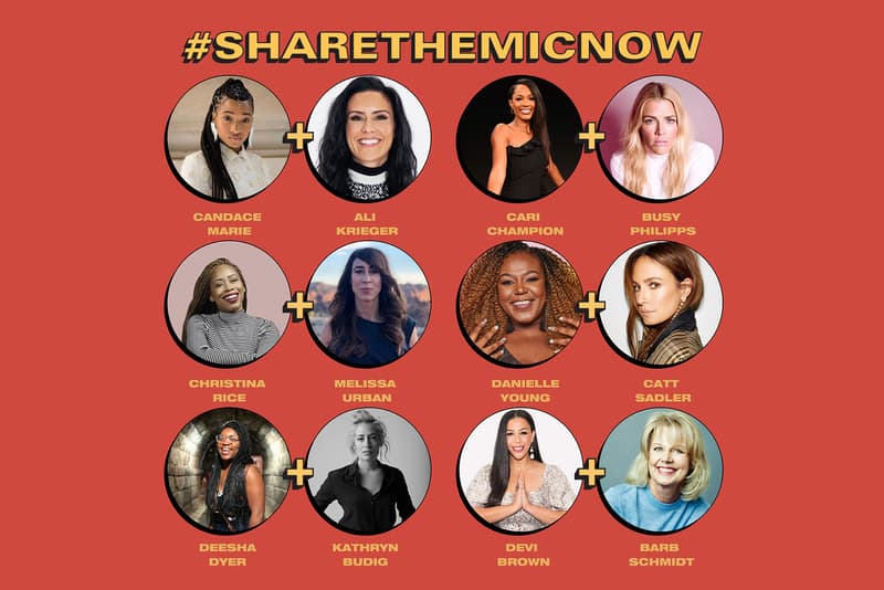 sharethemicnow social media instagram takeover campaign black white women celebrities activists