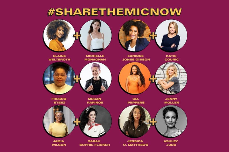 sharethemicnow social media instagram takeover campaign black white women celebrities activists