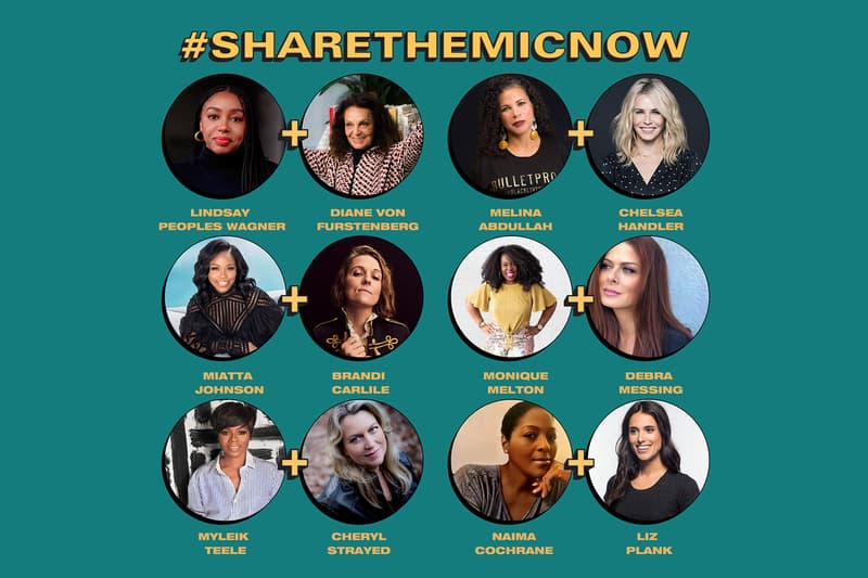 sharethemicnow social media instagram takeover campaign black white women celebrities activists