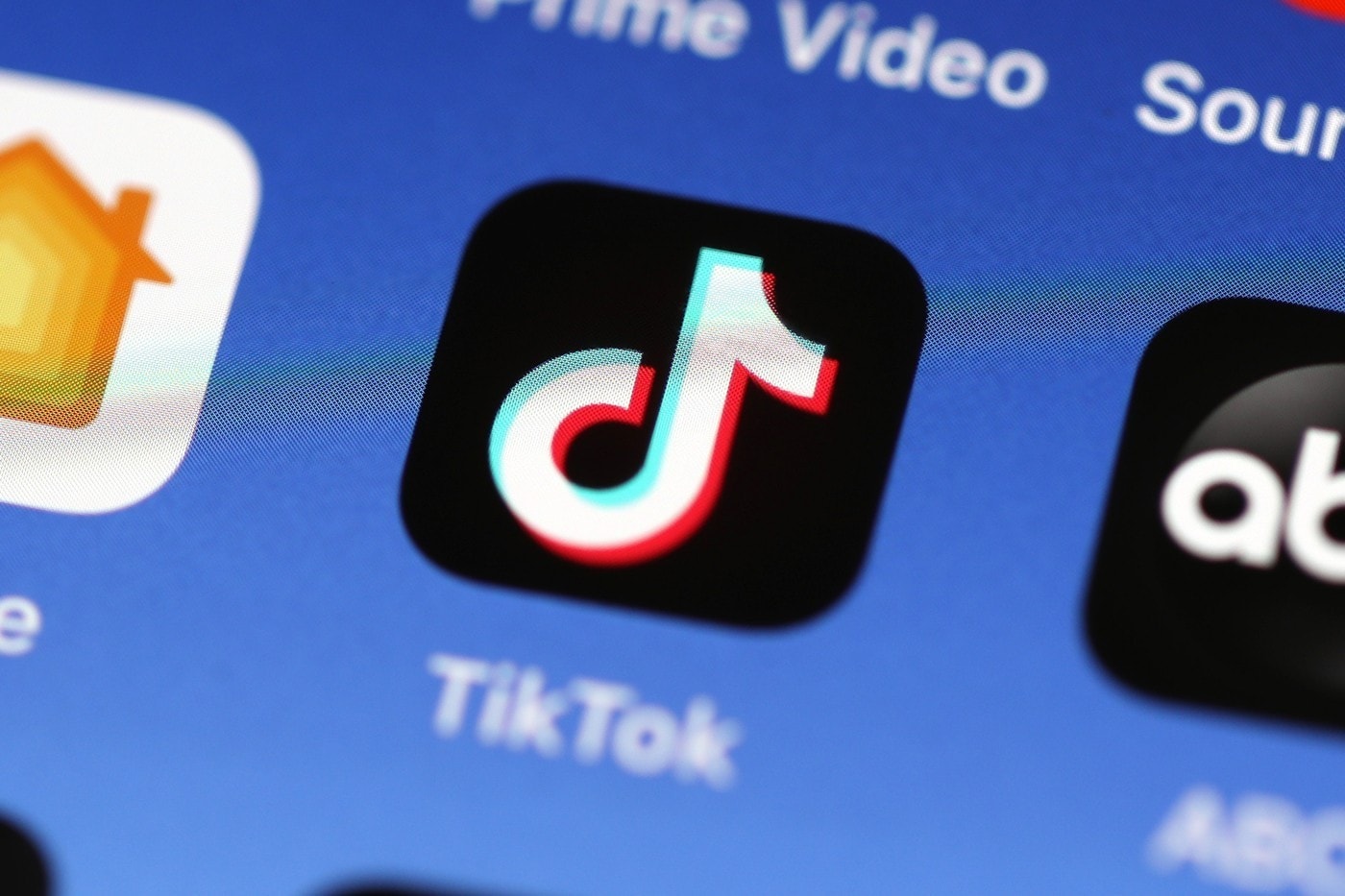 TikTok App Logo Phone Screen