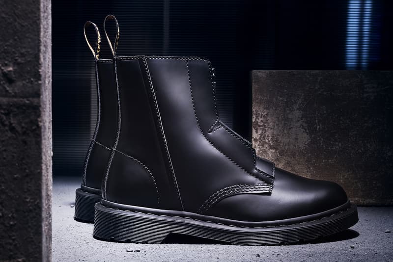 a cold wall dr martens collaboration 1460 remastered boots black shoes