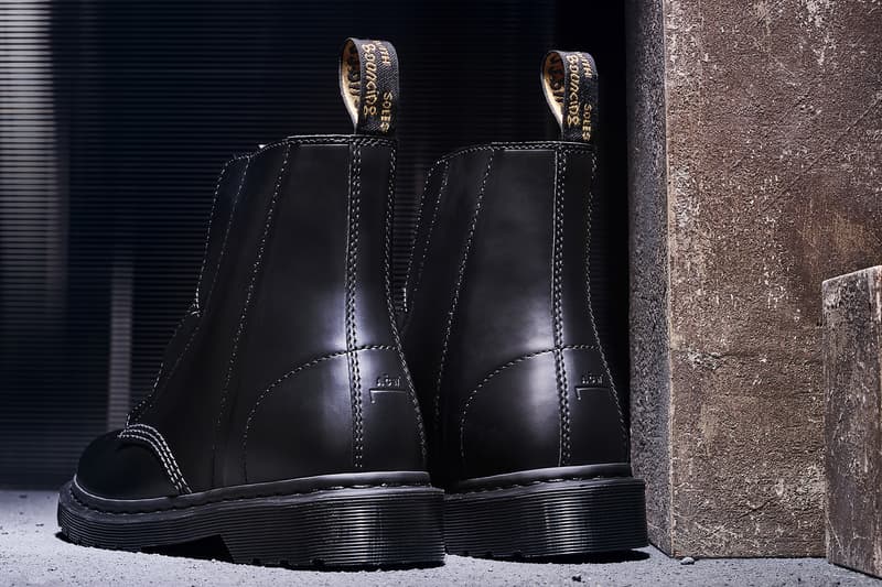 a cold wall dr martens collaboration 1460 remastered boots black shoes