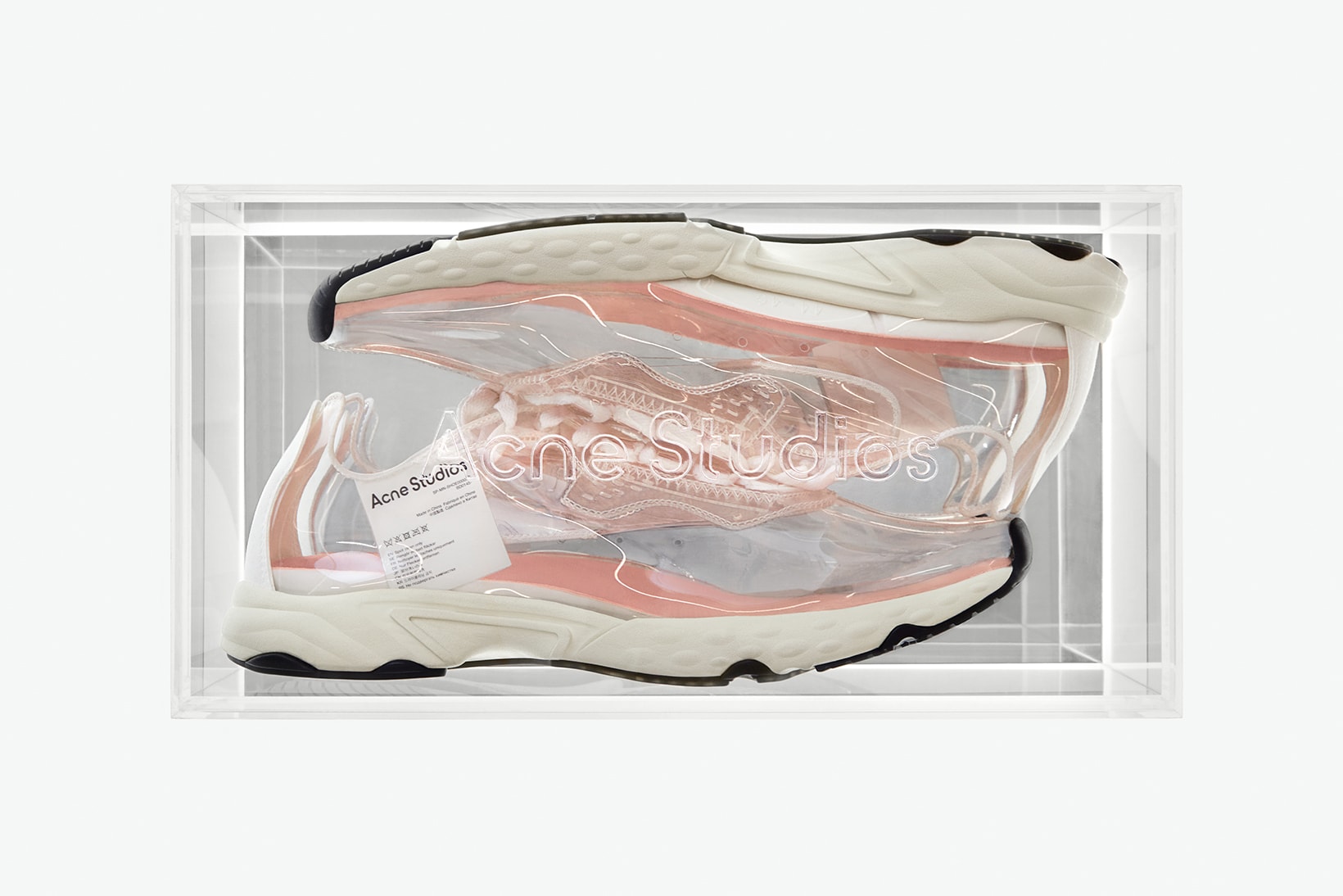 Acne Studios N3W Transparent Trail Sneaker Clear See Through