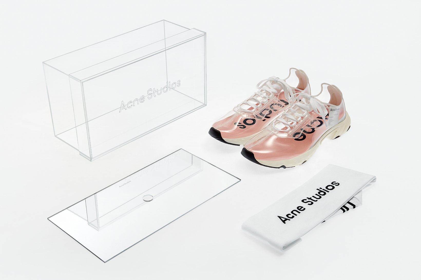 Acne Studios N3W Transparent Trail Sneaker Clear See Through