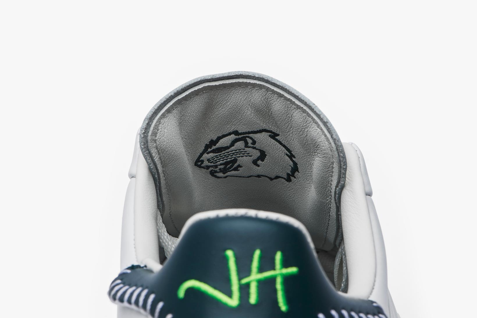 adidas originals jonah hill collaboration superstar sneakers white navy blue neon green shoes footwear sneakerhead