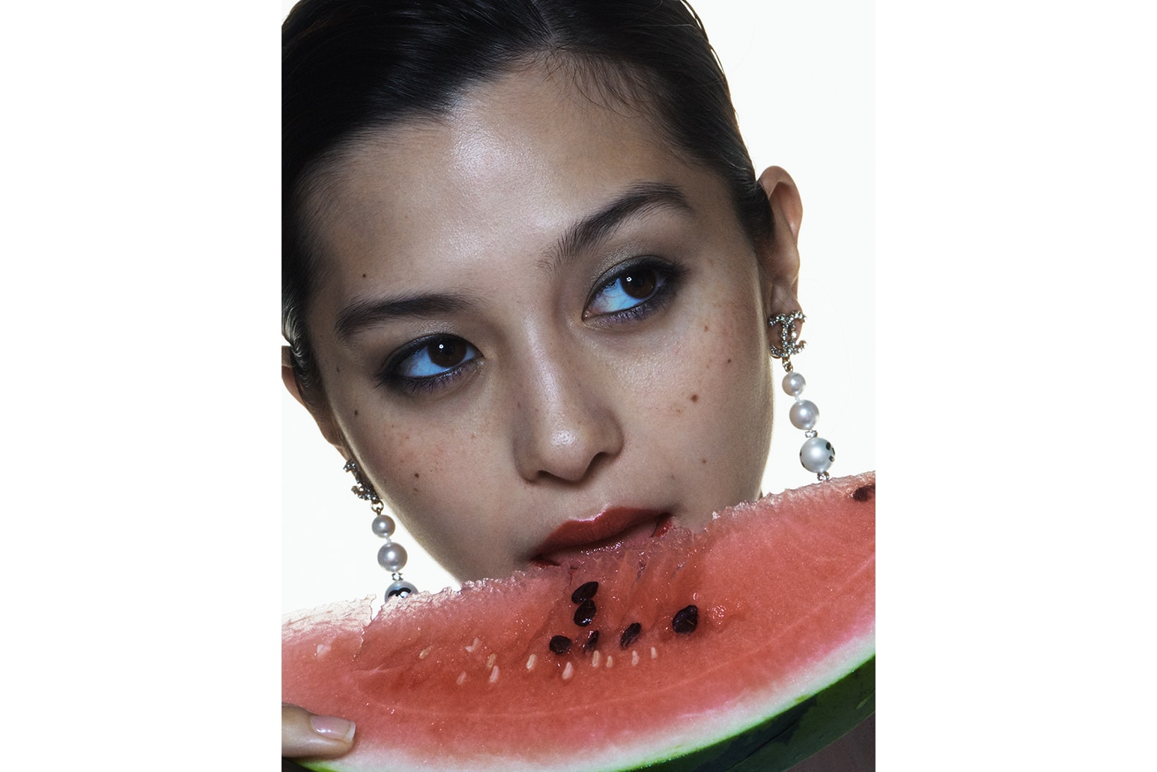 avenues for justice pics for the kids donation charity photography portrait woman watermelon earrings jewelry