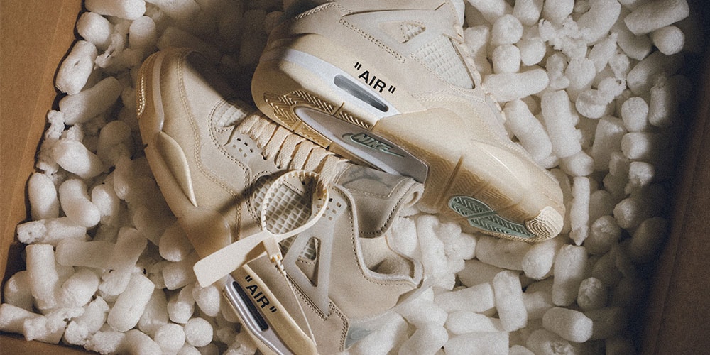 Women's Air Jordan 4 x Off-White™️ 'Sail' Release Date