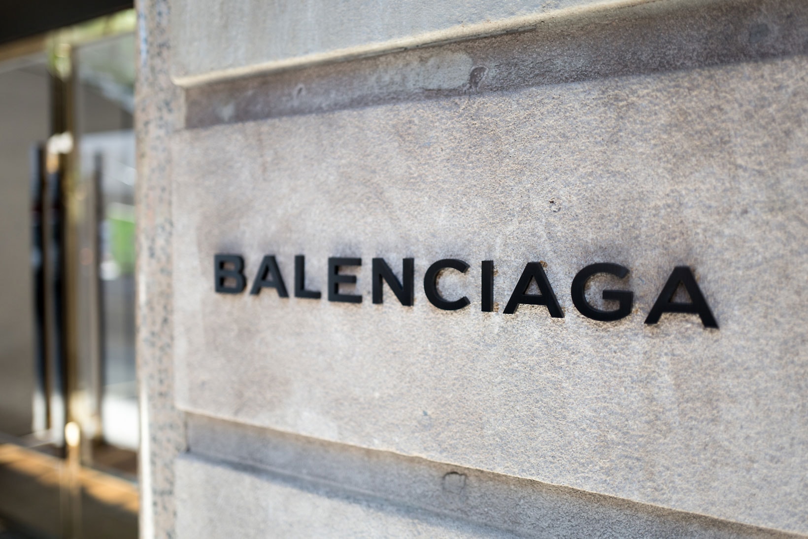 Balenciaga Store New York Logo