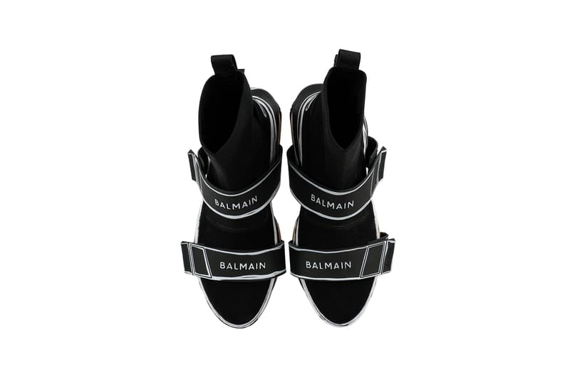 balmain olivier rousteing custom designer sneakers black sneakerhead shoes footwear