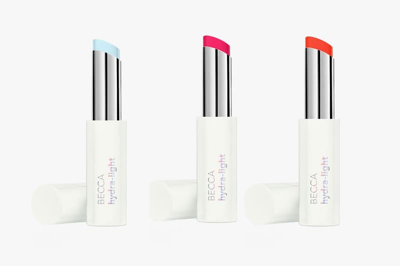 becca cosmetics new hydra light plumping lip balm gleam primer liquid eyeshadow release price