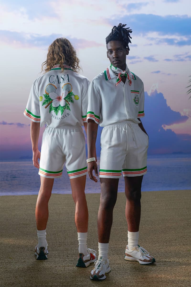 casablanca spring summer 2021 collection lookbook new balance 237 sneakers