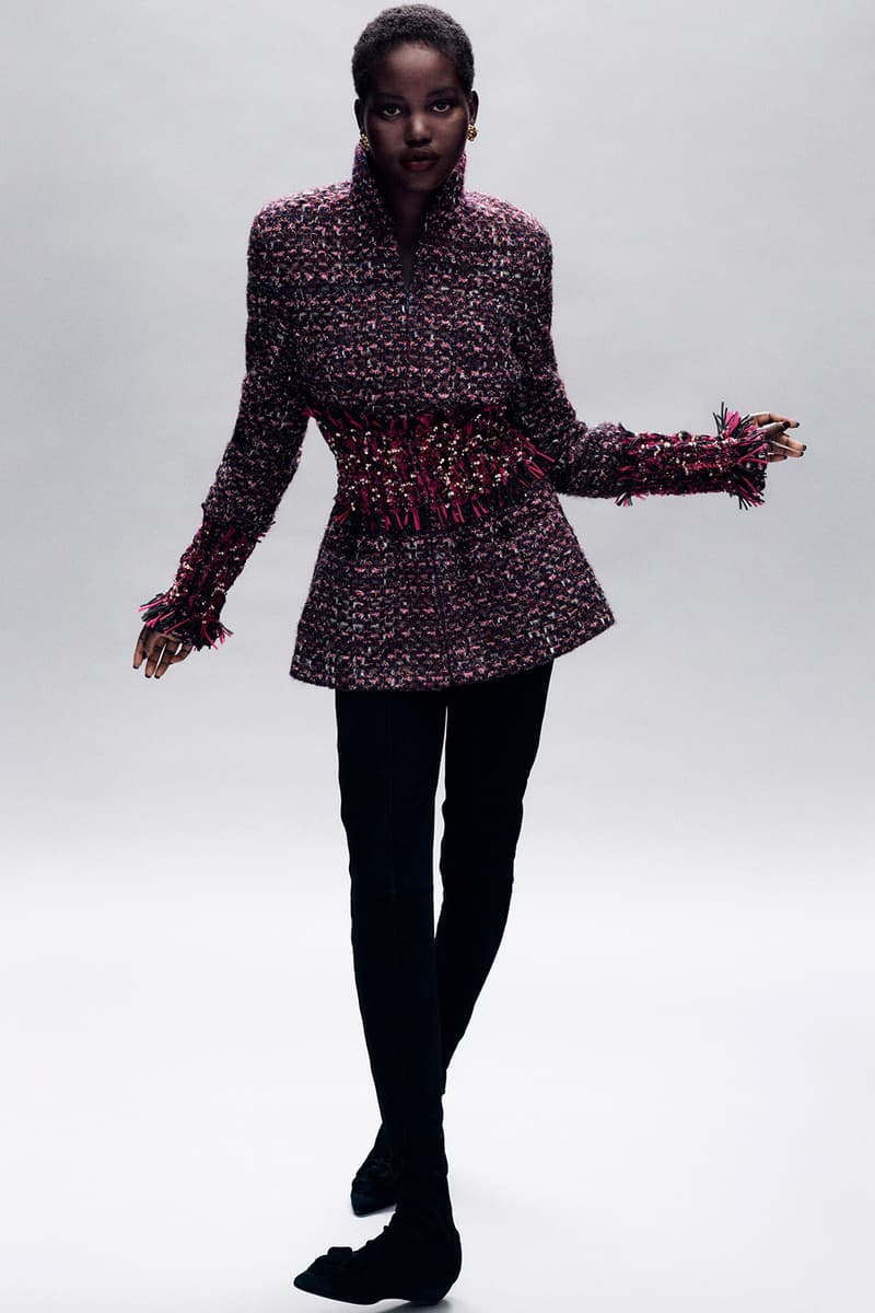 chanel fall paris haute couture collection virginie viard karl lagerfeld adut akech rianne van rompaey dresses tweed embroidery