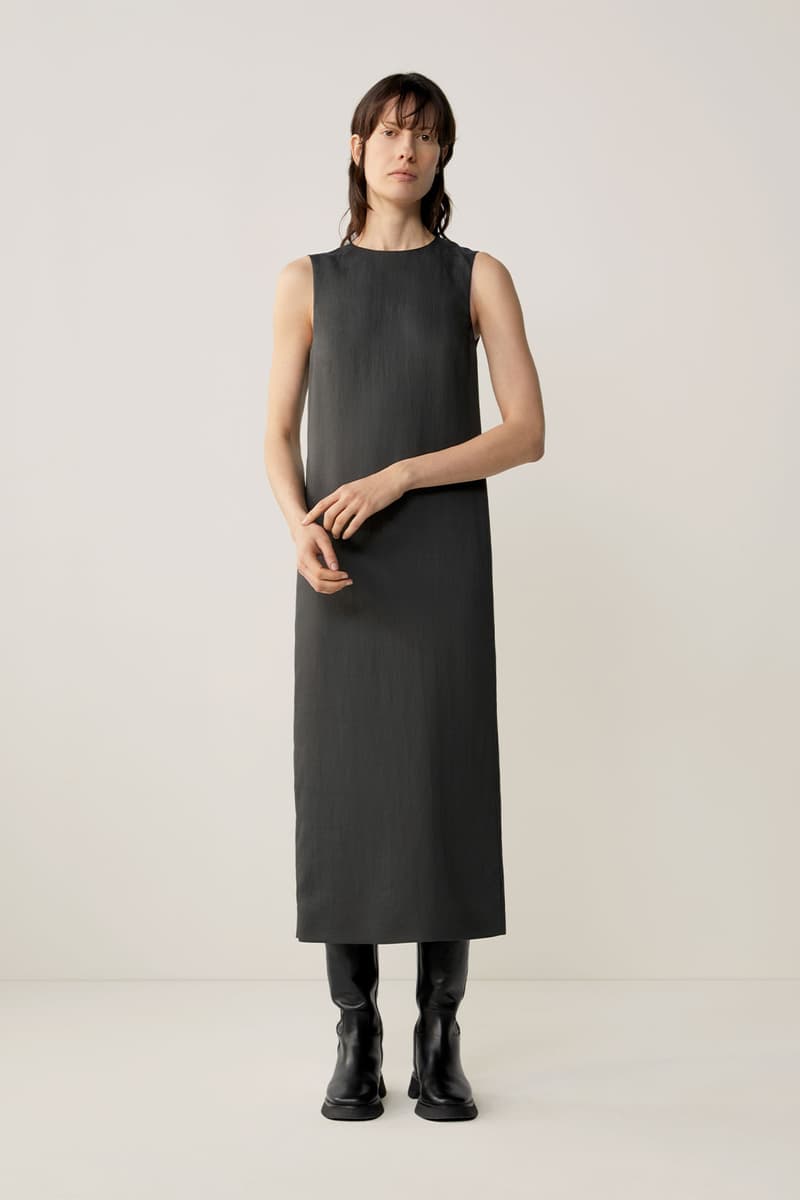 cos fall winter womenswear lookbook minimalistic sustainability dresses bags suits