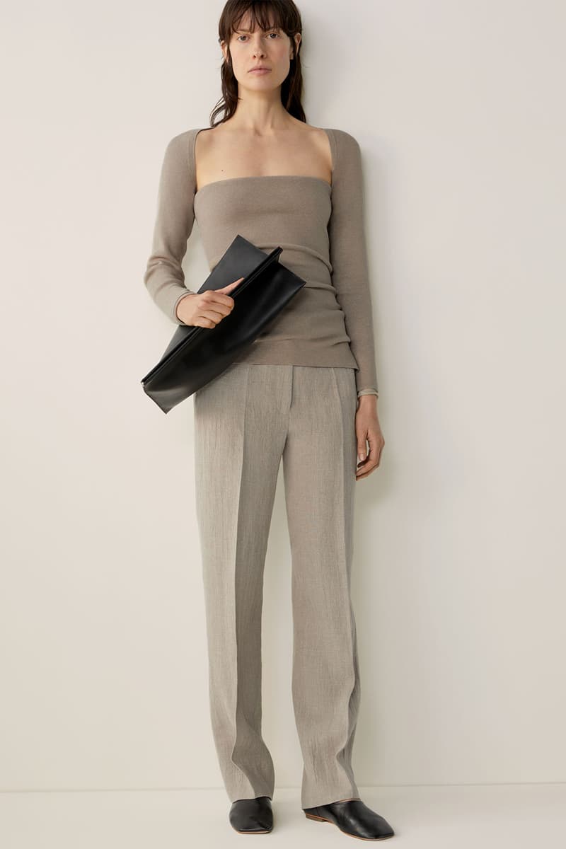 cos fall winter womenswear lookbook minimalistic sustainability dresses bags suits