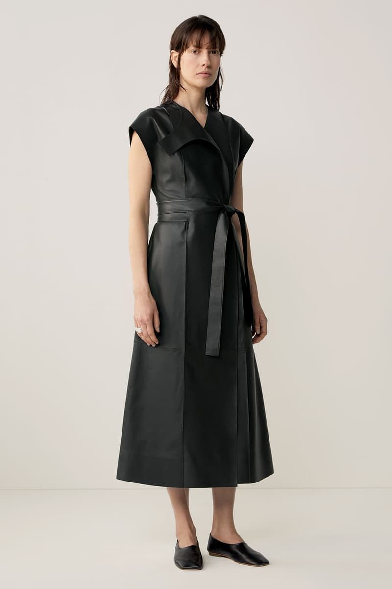 cos fall winter womenswear lookbook minimalistic sustainability dresses bags suits