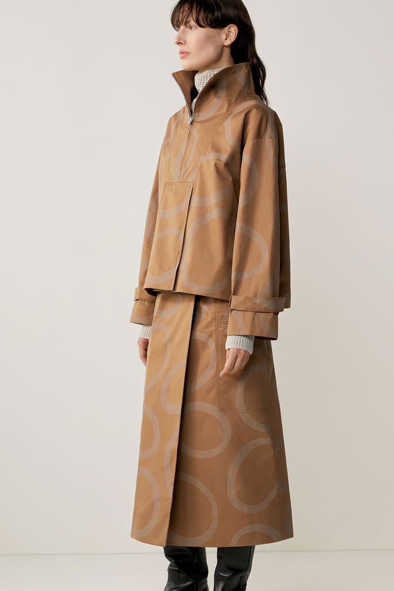 cos fall winter womenswear lookbook minimalistic sustainability dresses bags suits