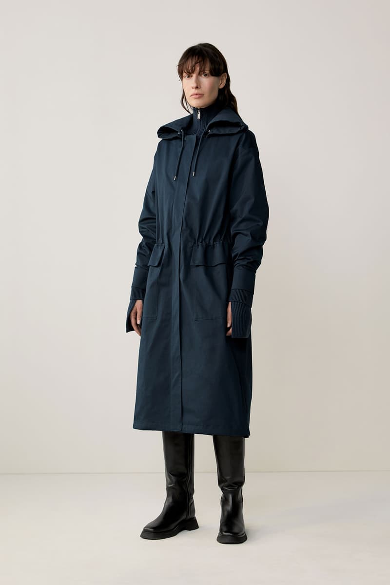 cos fall winter womenswear lookbook minimalistic sustainability dresses bags suits