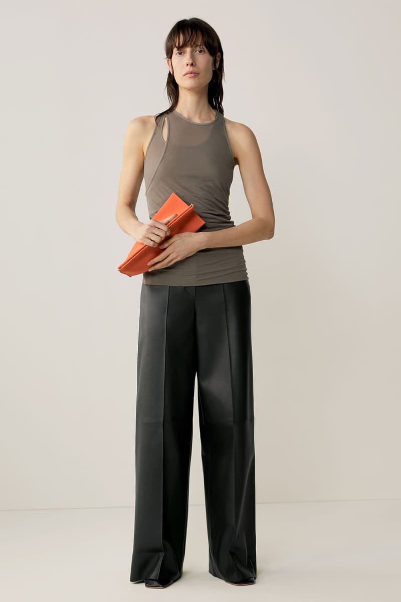 cos fall winter womenswear lookbook minimalistic sustainability dresses bags suits