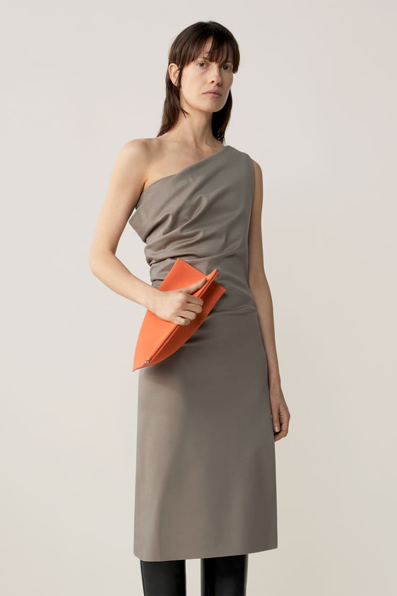 cos fall winter womenswear lookbook minimalistic sustainability dresses bags suits