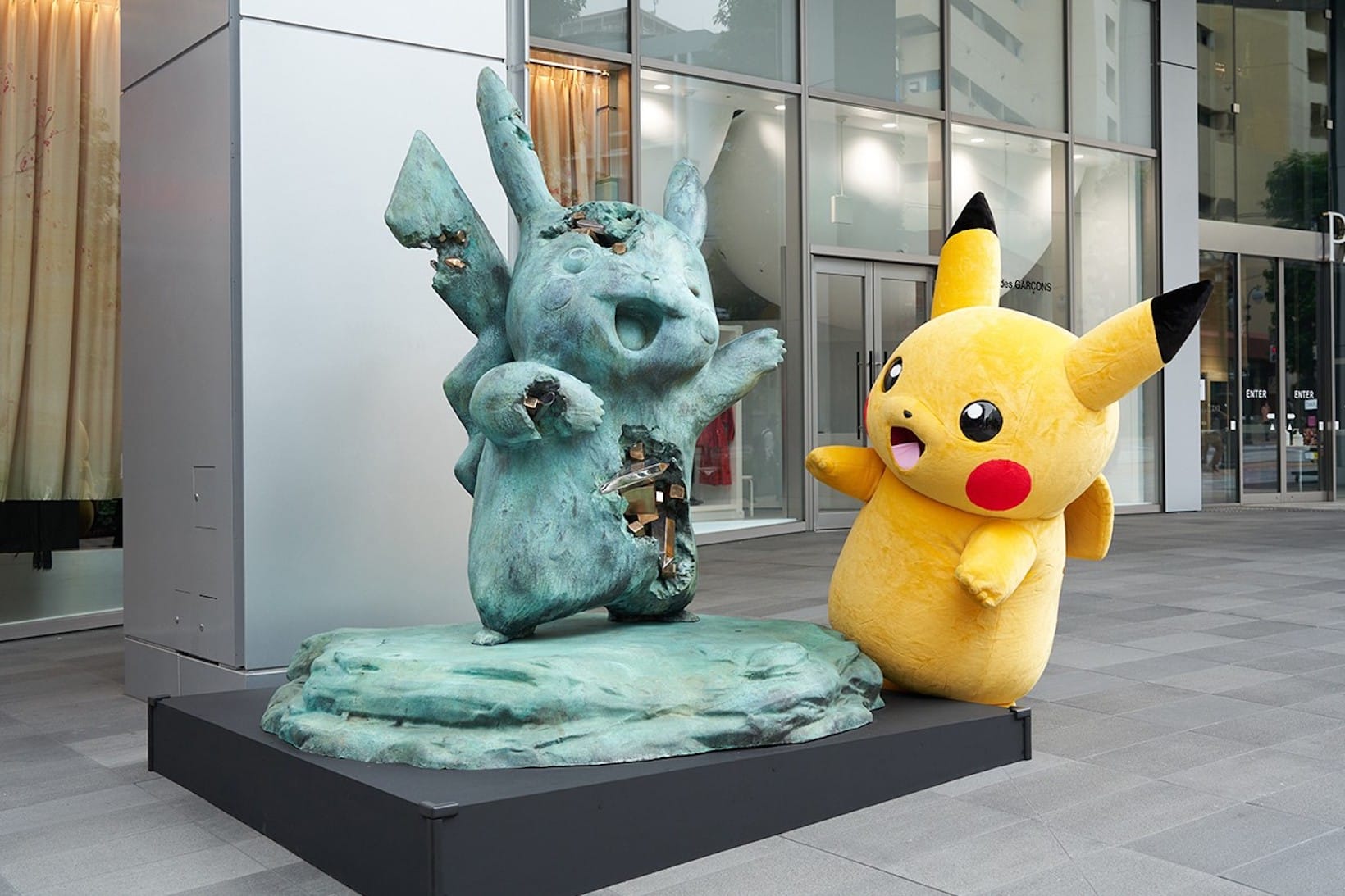pokemon sculptures