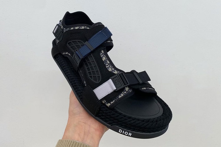Dior Shares Closer Look at SS21 Braided Rope Sandal