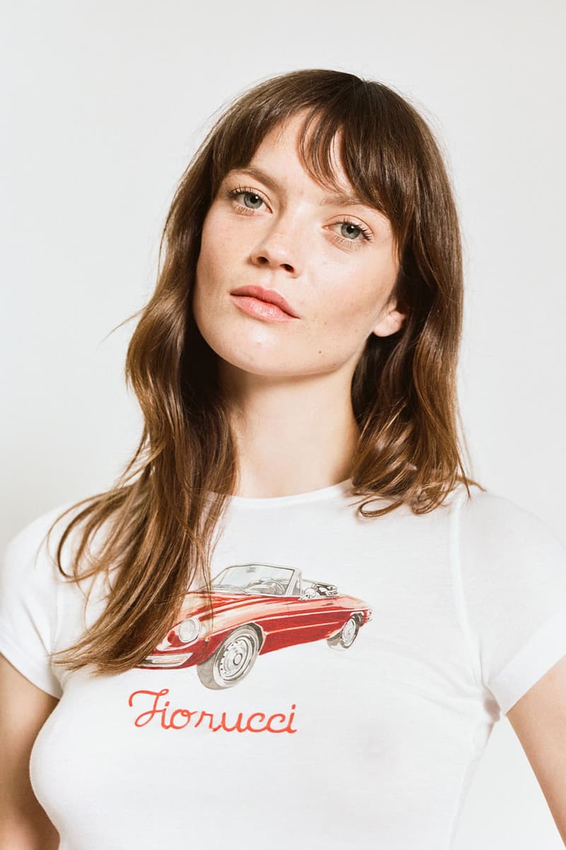 fiorucci spring summer 2021 daniel fletcher menswear lookbook formula 1 denim sweatpants t-shirts