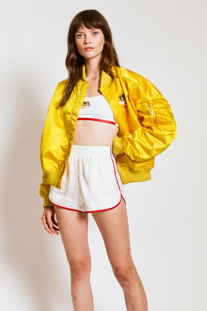 fiorucci spring summer 2021 daniel fletcher menswear lookbook formula 1 denim sweatpants t-shirts
