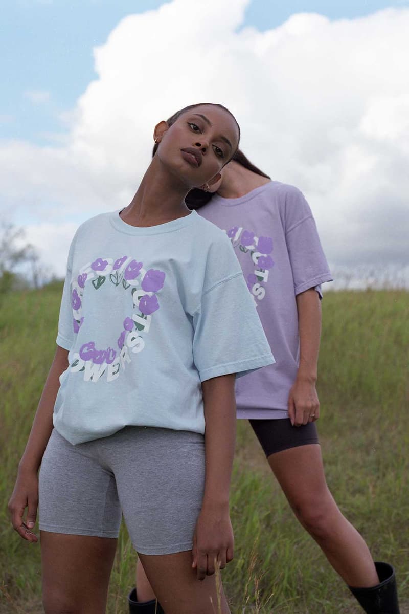 fresh cut flowers summer collection lookbook tees sweatshirts