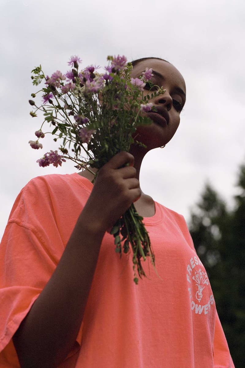 fresh cut flowers summer collection lookbook tees sweatshirts