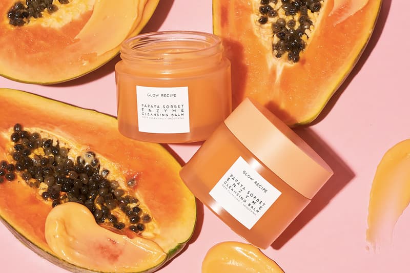 glow recipe papaya sorbet smoothing enzyme cleansing balm skincare vegan