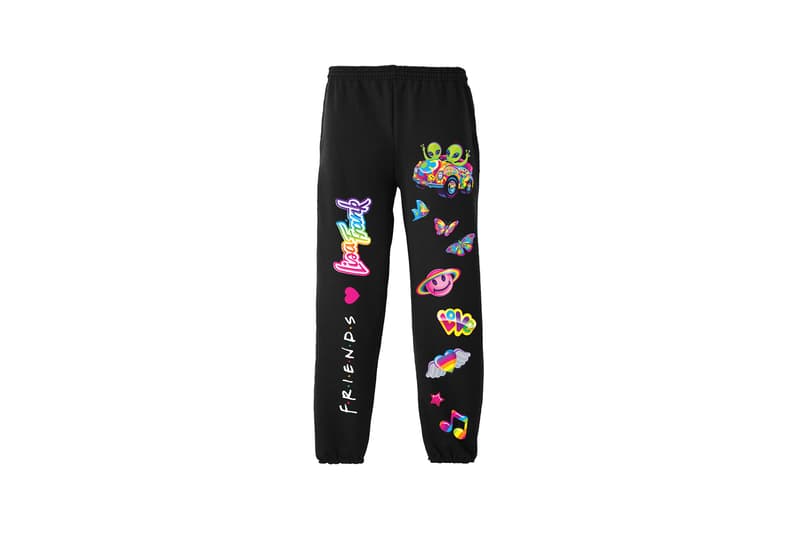 Lisa Frank x Friends TV Show Clothing Collaboration Collection T-Shirt Black