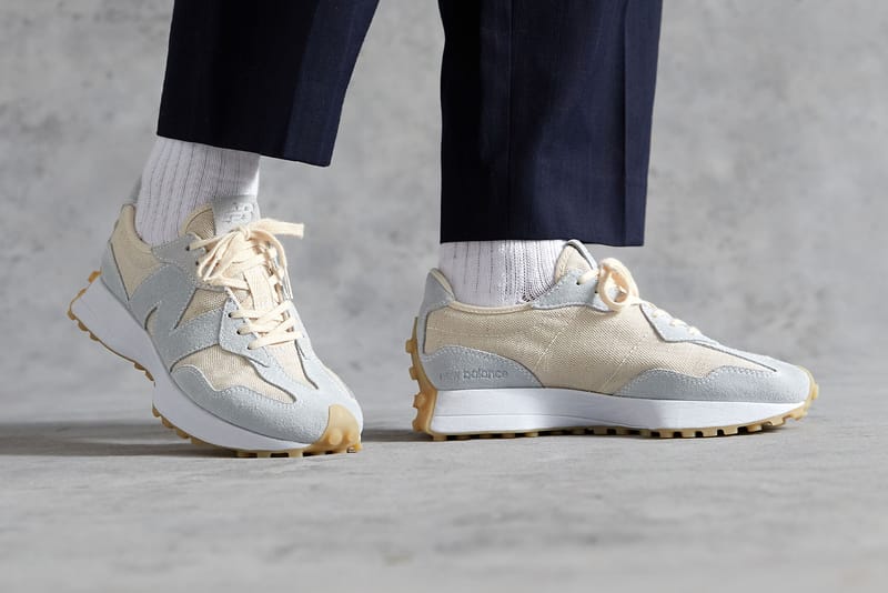 new balance 327 undyed trainers