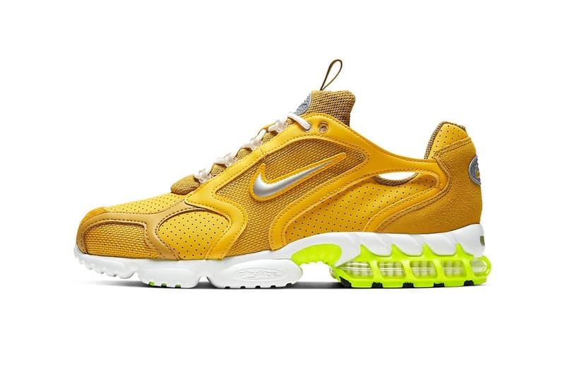 nike air zoom spiridon cage 2 sneakers mint green pistachio yellow shoes sneakerhead footwear