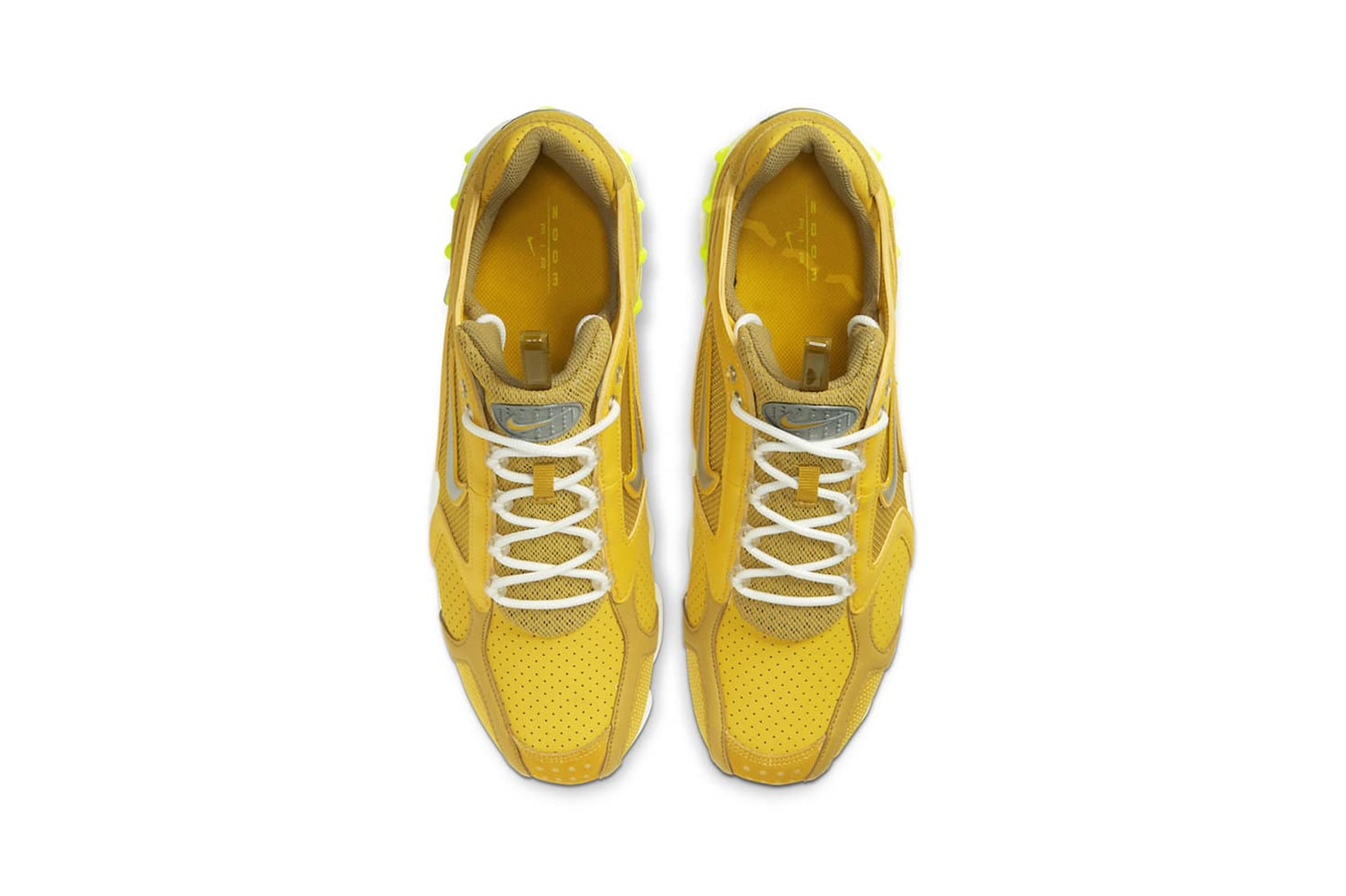 nike air zoom spiridon cage 2 sneakers mint green pistachio yellow shoes sneakerhead footwear