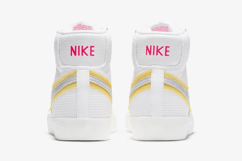 nike blazer mid vintage 77 daybreak womens sneakers white yellow pink footwear shoes sneakerhead