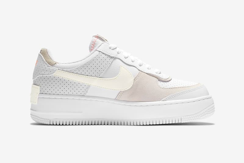 nike sportswear pastel collection womens sneakers air force 1 shadow bodysuit french terry shorts pink green white sneakerhead footwear