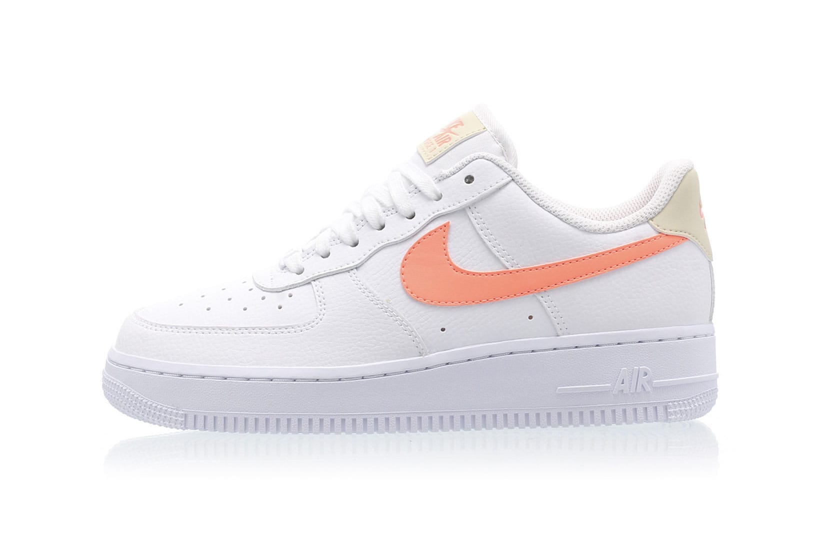 orange and pink air force 1