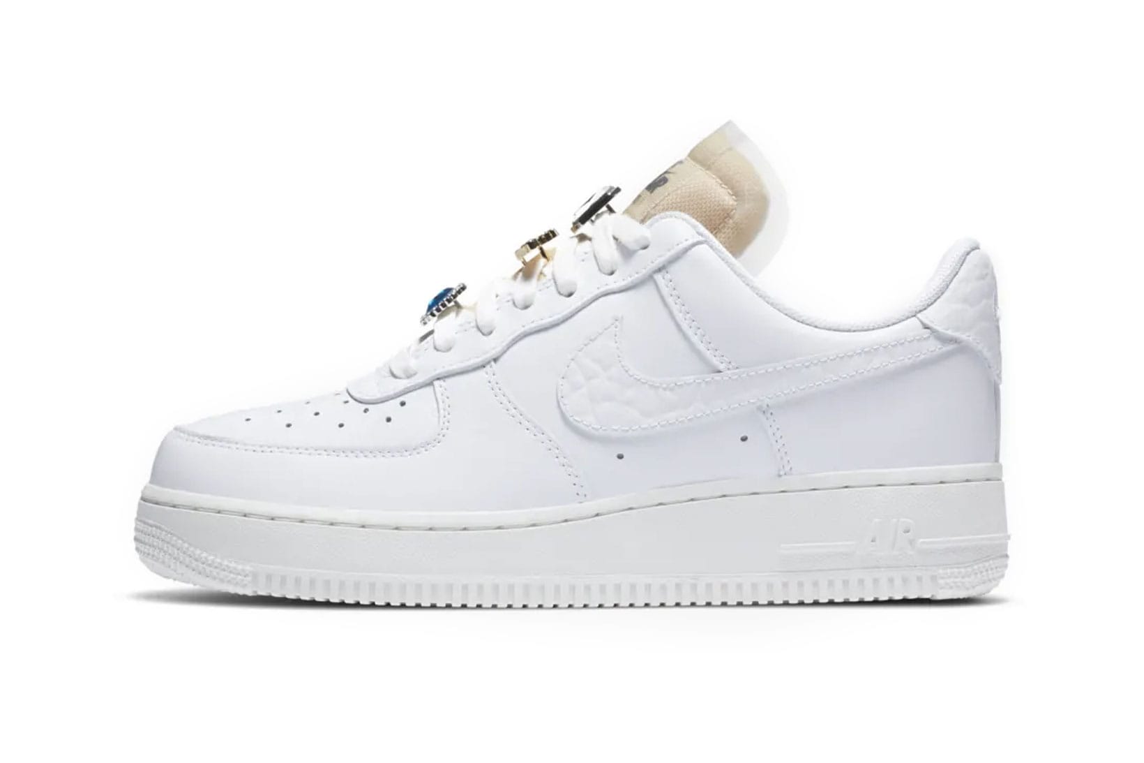 white air forces with black laces