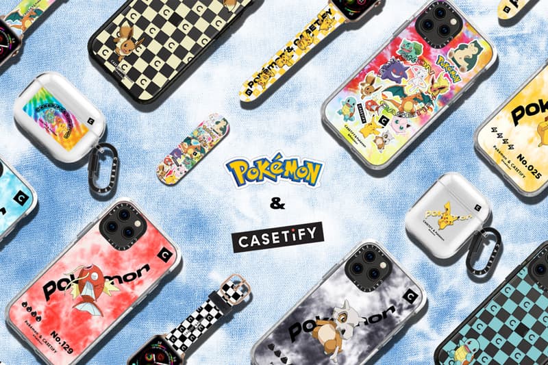 pokemon casetify collaboration iphone airpods ipad macbook cases nintendo pikachu bulbasaur charmander release date info