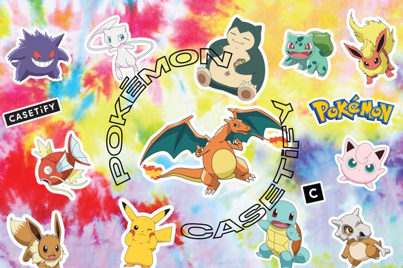 pokemon casetify collaboration iphone airpods ipad macbook cases nintendo pikachu bulbasaur charmander release date info