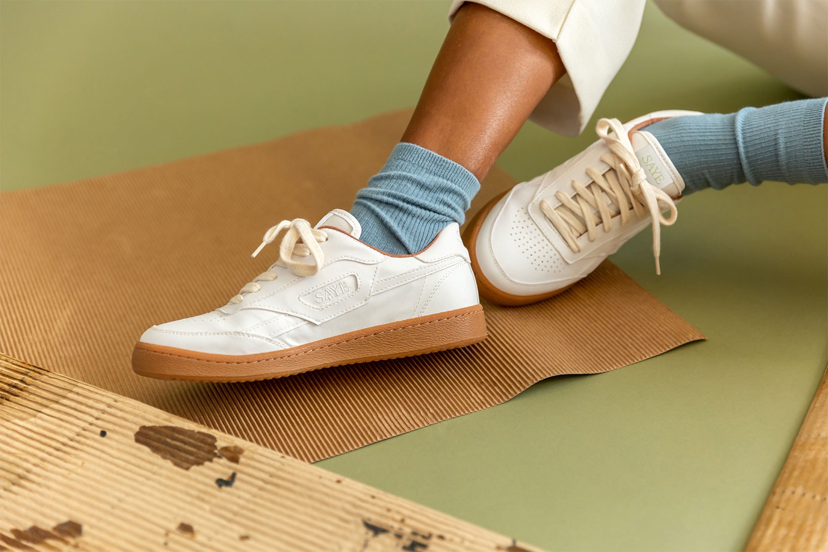 saye not just vegan sneakers sustainable eco-friendly ethical release price