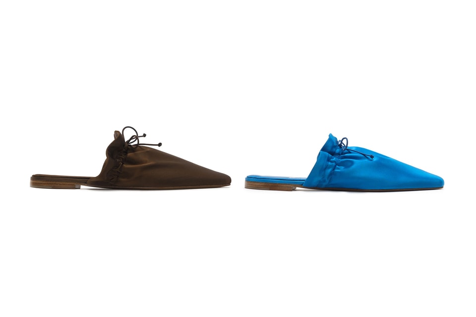 mod homoseksuel Middelhavet Sleeper Expands Into Footwear With Satin Slippers | HYPEBAE
