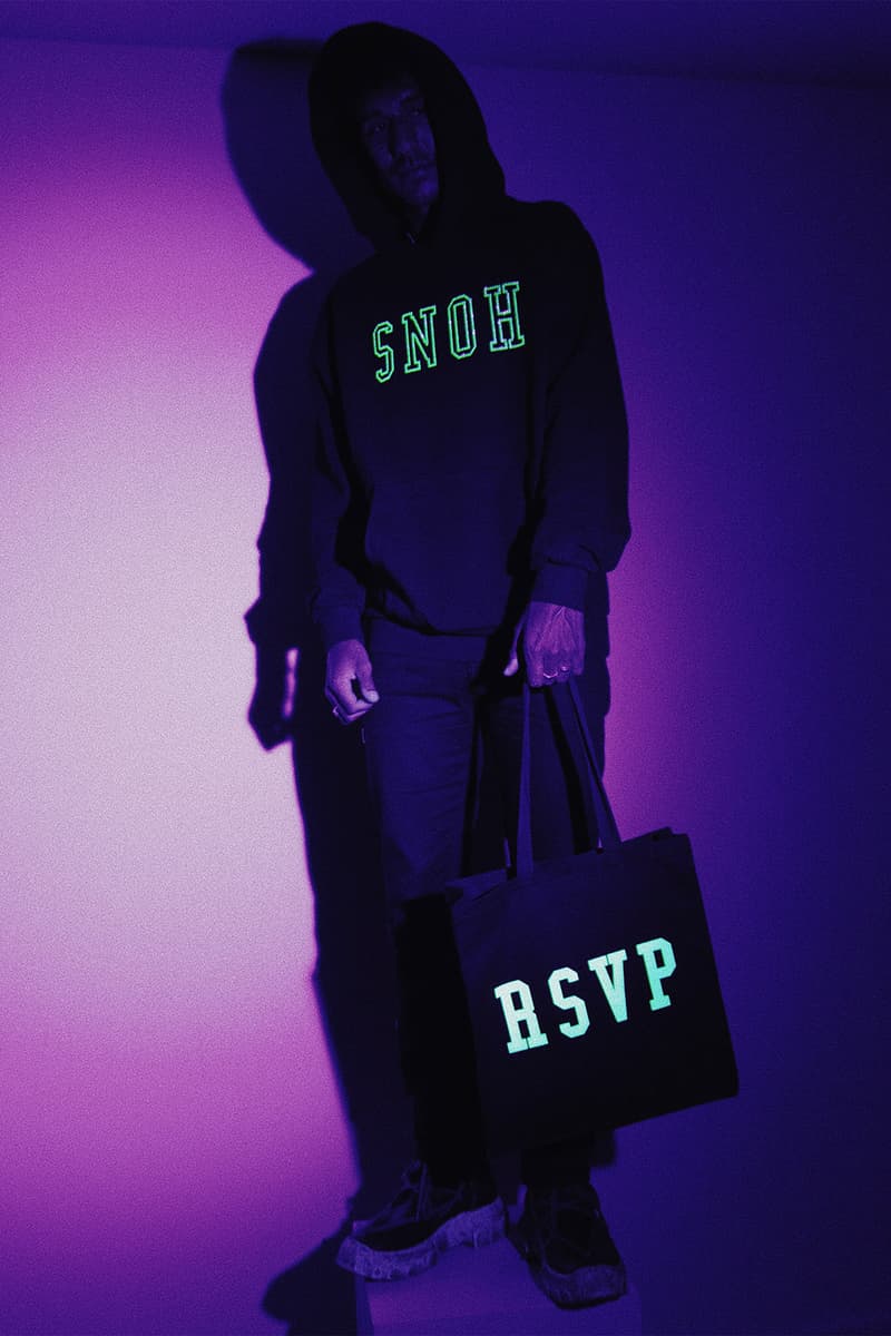 snoh aalegra rsvp gallery collaboration swarovski hoodies green black