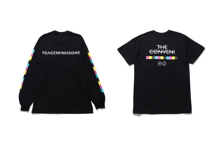 PEACEMINUSONE & THE CONVENI Drop Collaborative Tees & Bulldog Clips