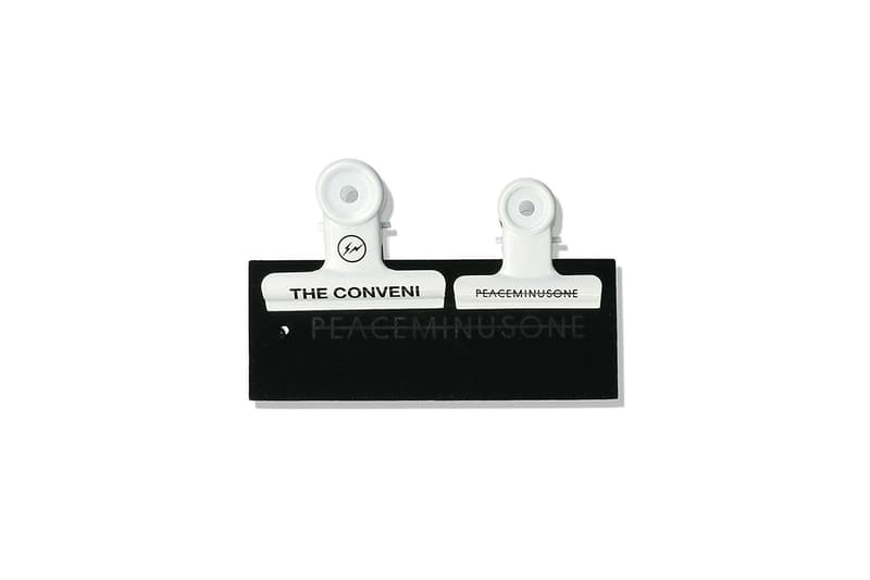 peaceminusone the conveni g-dragon hiroshi fujiwara fragment design collaboration t-shirts bulldog clips